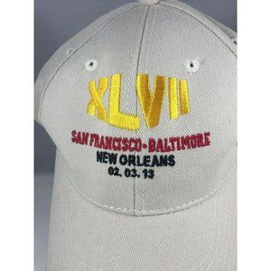 Super Bowl XLVII 47 San Francisco Baltimore New Orleans 2013 Baseball Cap/Hat